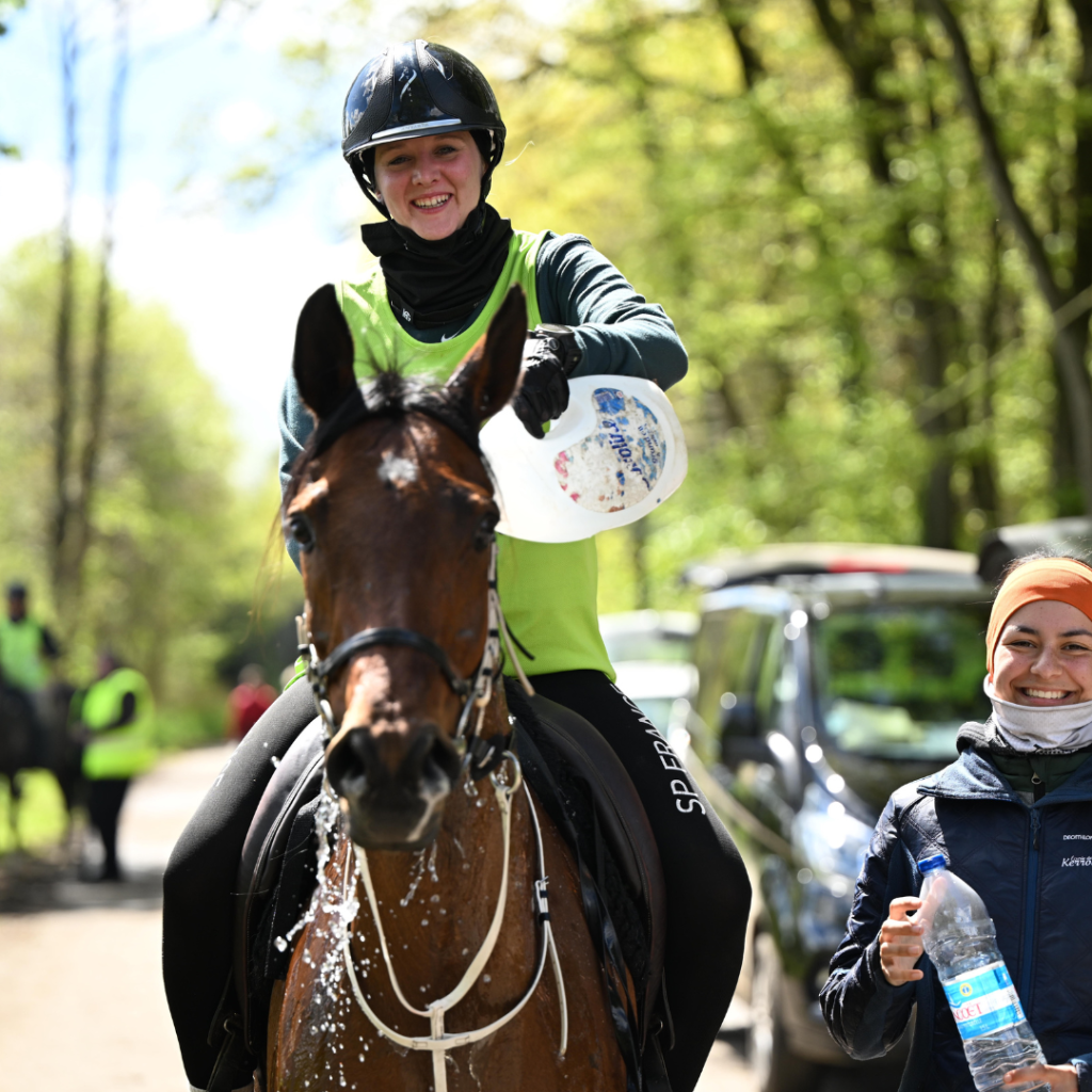 Lors de la course d'endurance de Landivisiau sur 60km
