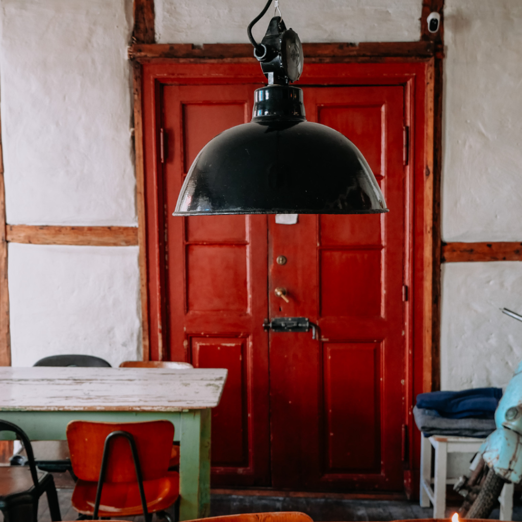 L'intérieur du restaurant à Copenhague