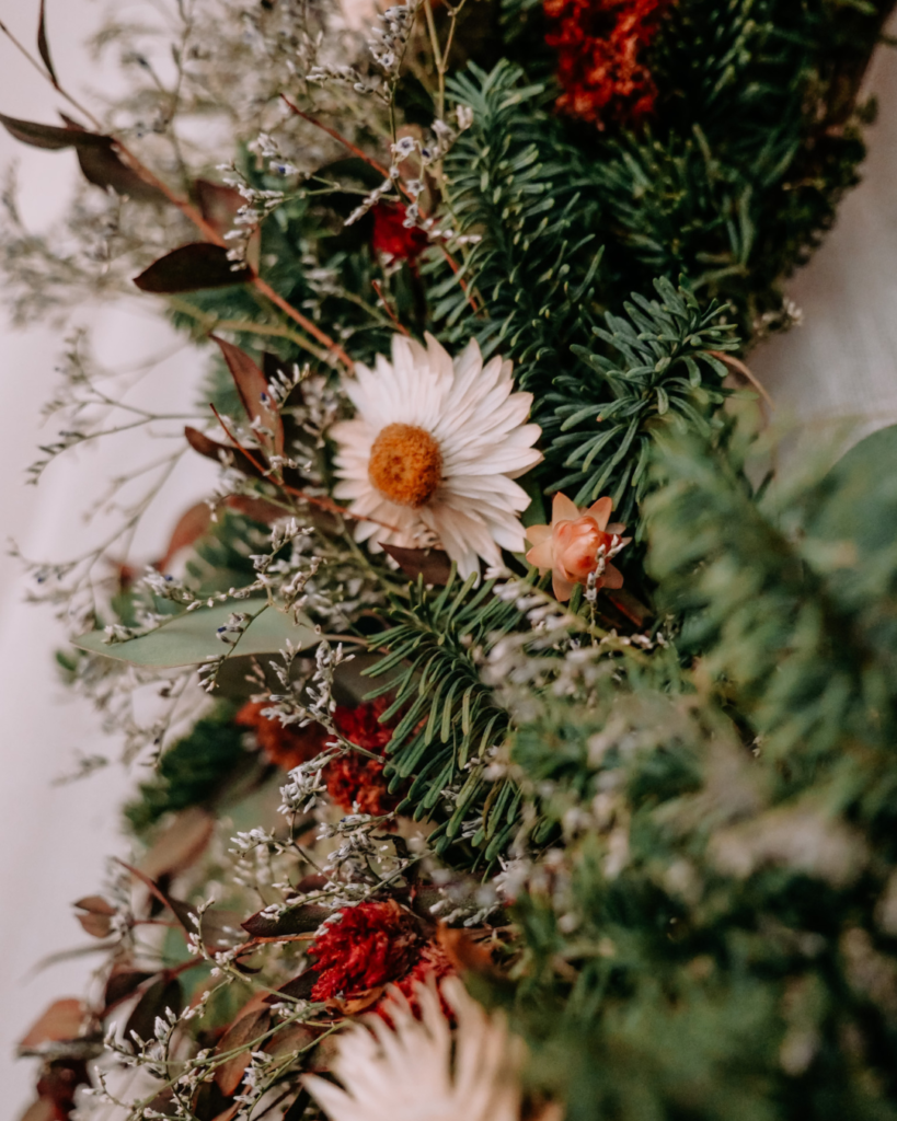 Couronne de fleurs