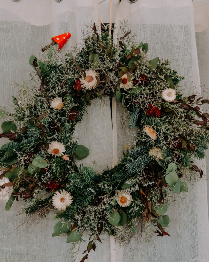 Couronne de fleurs