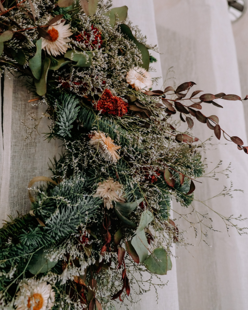 Couronne de fleurs