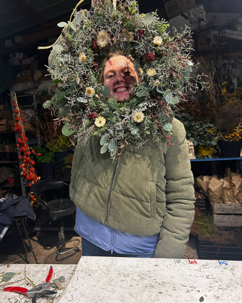 Couronne de fleurs